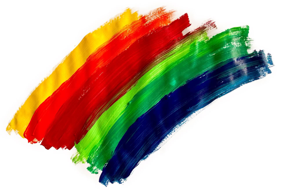 Regenbogenfarben
